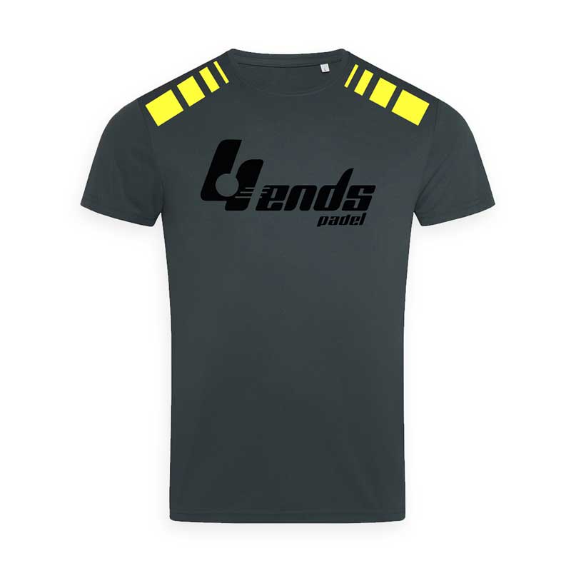 T-shirt-tecnica grigio scuro